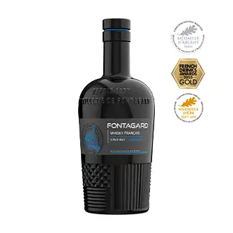 Bouteille de whisky français Single Malt CGNC, Médaille d'Or au French Drinks Awards 2025 Fontagard Whisky Français Single Malt CGNC, Médaille d'Or au French Drinks Awards 2025